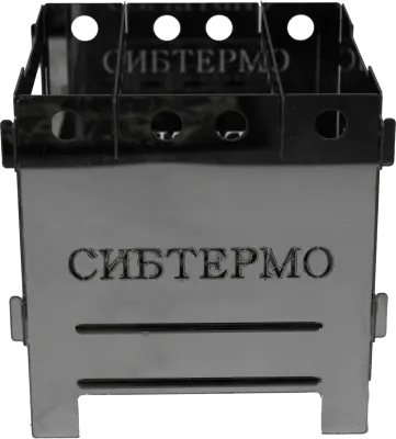 Печь щепочница "СИБТЕРМО" из нержавеющей стали